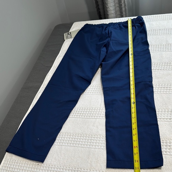 WonderWink Blue Joggers Relaxed Fit Track Pants - Picture 2 of 6